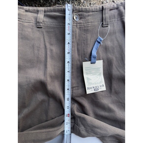 Honolua High-Rise 5 Pocket Bermuda Shorts Women’s Size 36 Flat Front Brown - Picture 8 of 14